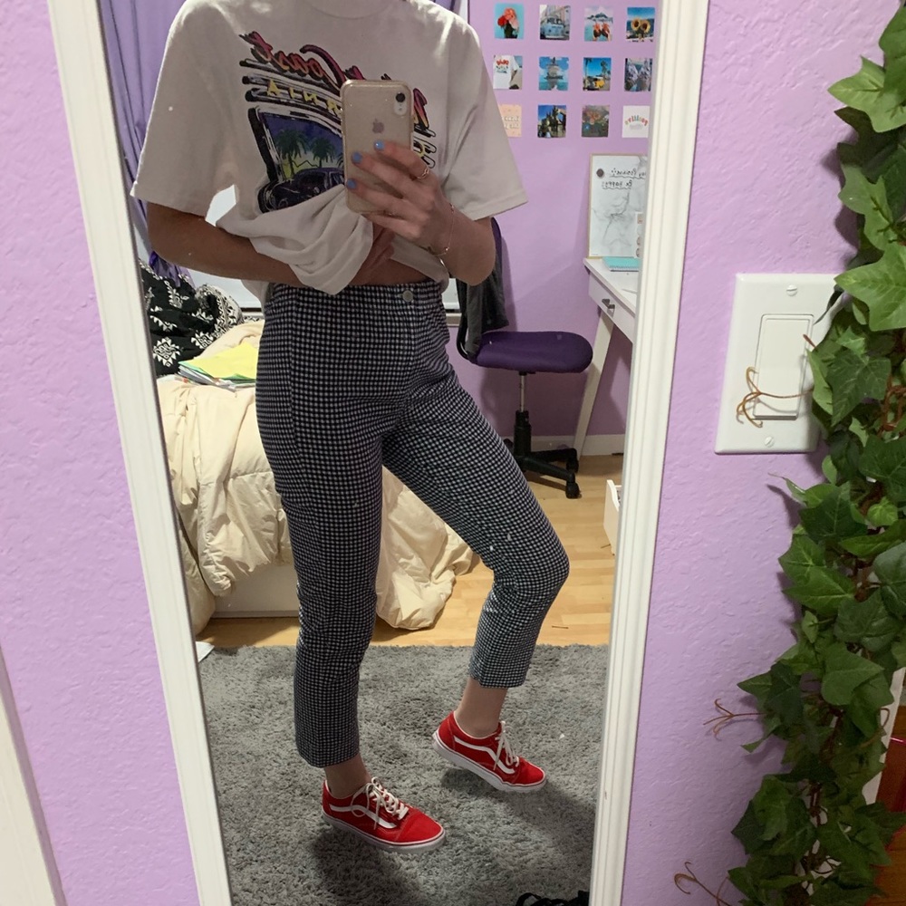 Brandy Melville plaid pants